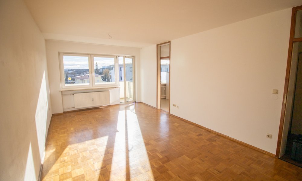 Erbpacht - Beste Aussicht - 1 Zimmer Apartment mit Balkon und Tiefgaragenstellplatz (kein Duplex)