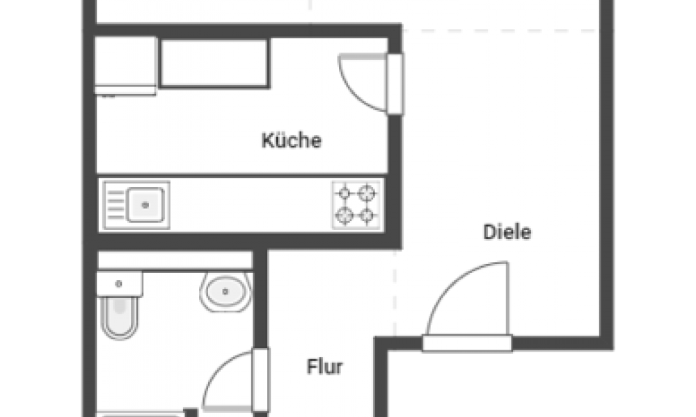 Kapitalanlage mit Bergblick vor den Toren Münchens. Helle 2 Zimmer Wohnung mit großem Balkon